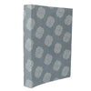 Grey Floral Block Print File Folder