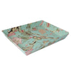 Sea Green Floral Print Table Tray