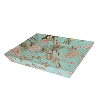 Sea Green Floral Print Table Tray