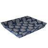 Navy Blue Block Print Table Tray