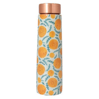 BG| Copper Water Bottle | 1 Litre | Boosts Immunity-Marigold