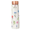 Copper Water Bottle | 1 Litre | Floral | Boosts Immunity