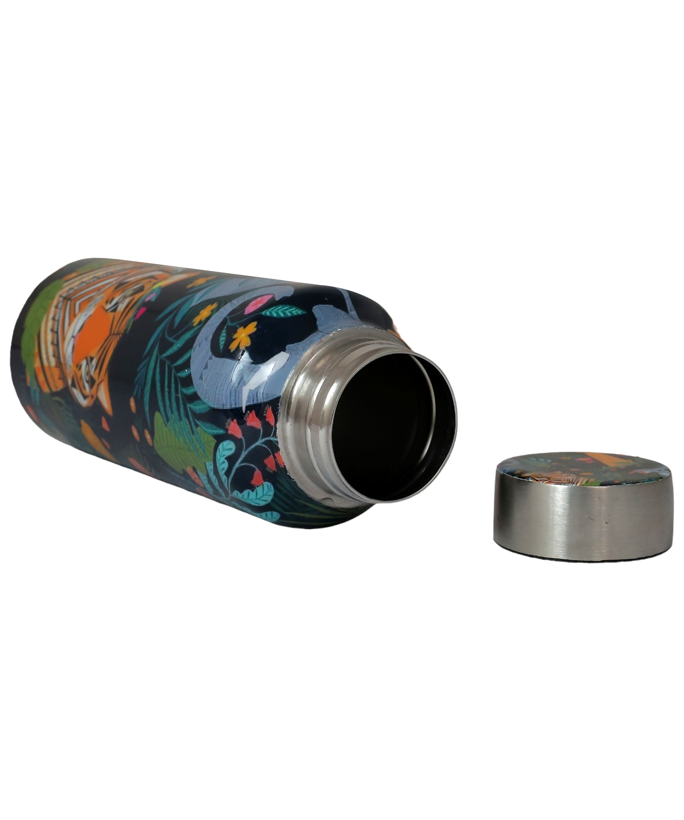 Handcrafted Eco-Friendly Meenakari Steel Bottle(750 ML)