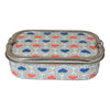 Heart Print Eco-Friendly Meenakari Steel Tiffin Box – Stylish & Durable