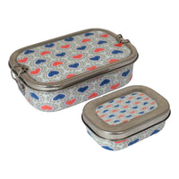 Eco-Friendly Meenakari Steel Tiffin Box – Stylish & Durable-Heart