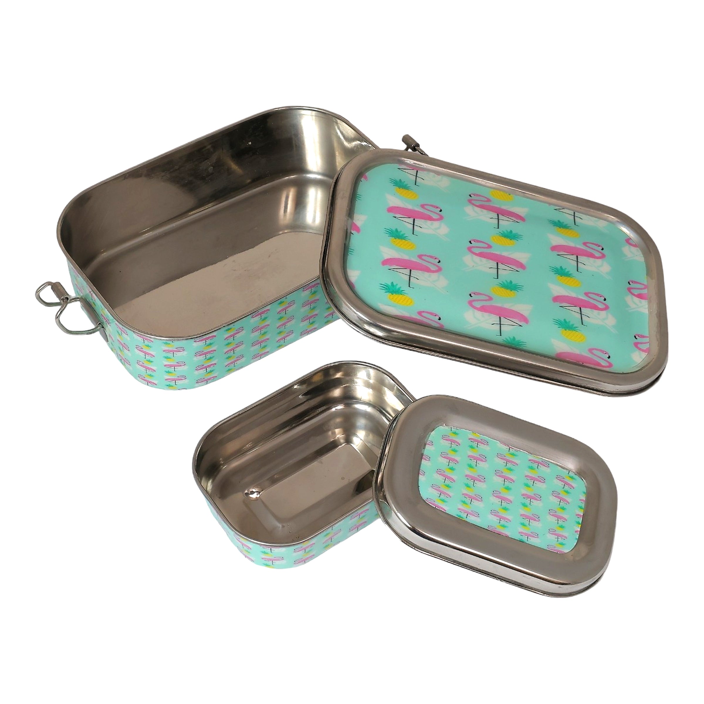Eco-Friendly Meenakari Steel Tiffin Box – Stylish & Durable - Jungle