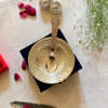 Decorative Silver Plated Bowl with Spoon & Gift Box | Traditional Indian Gift Set