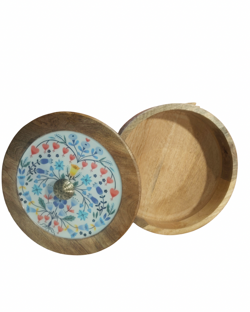 Sophisticated Wooden Multipurpose Storage Box  | Ecofriendly Tableware | Stylish & Durable