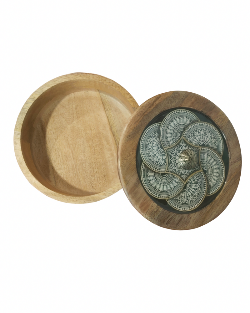 Sophisticated Wooden Multipurpose Storage Box  | Ecofriendly Tableware | Stylish & Durable
