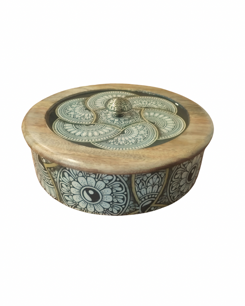 Sophisticated Wooden Multipurpose Storage Box  | Ecofriendly Tableware | Stylish & Durable