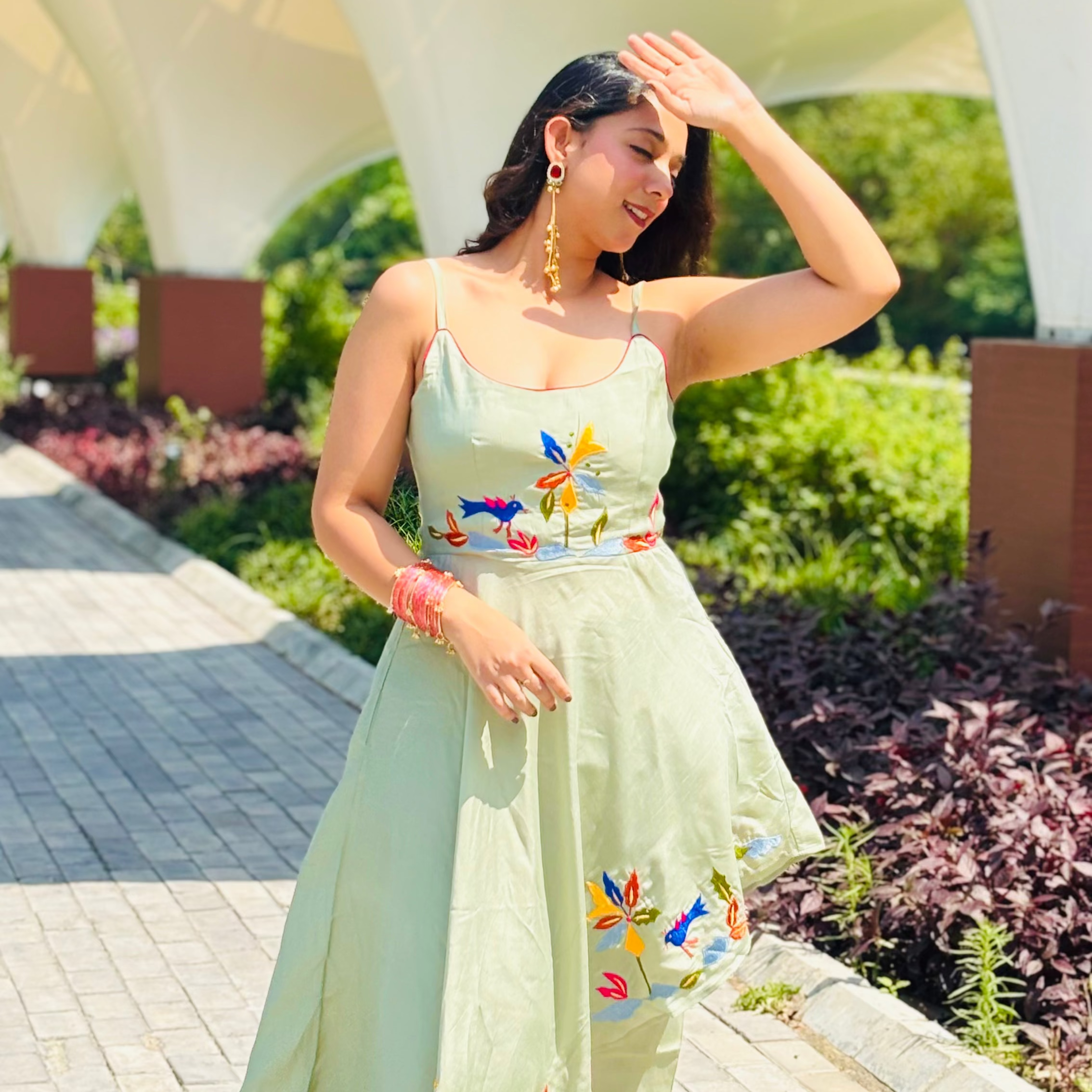 Lumi Leaf Co-ord Set Green