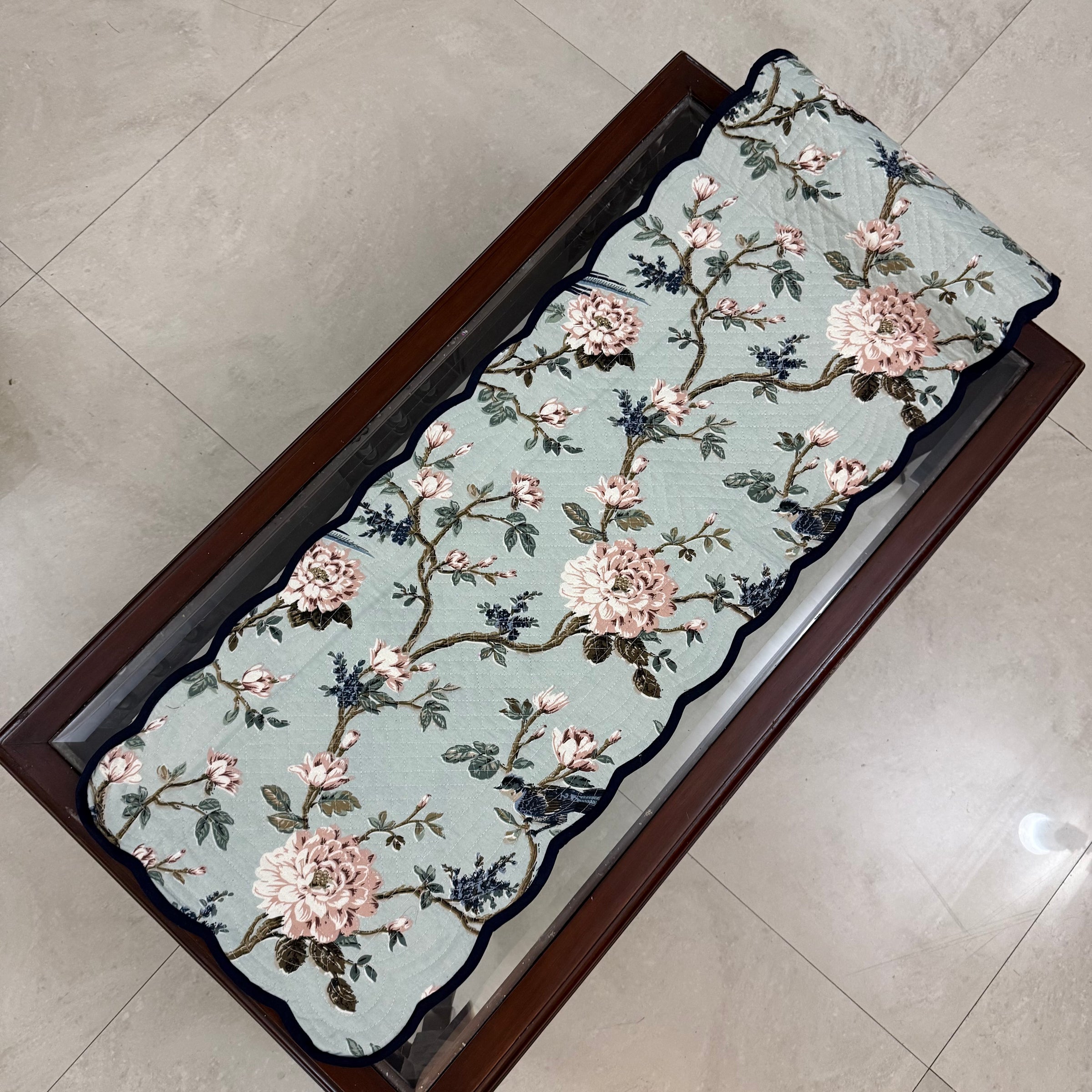 Reversible Cotton Table Runner for Dining Table