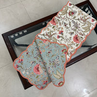 Reversible Cotton Table Runner for Dining Table
