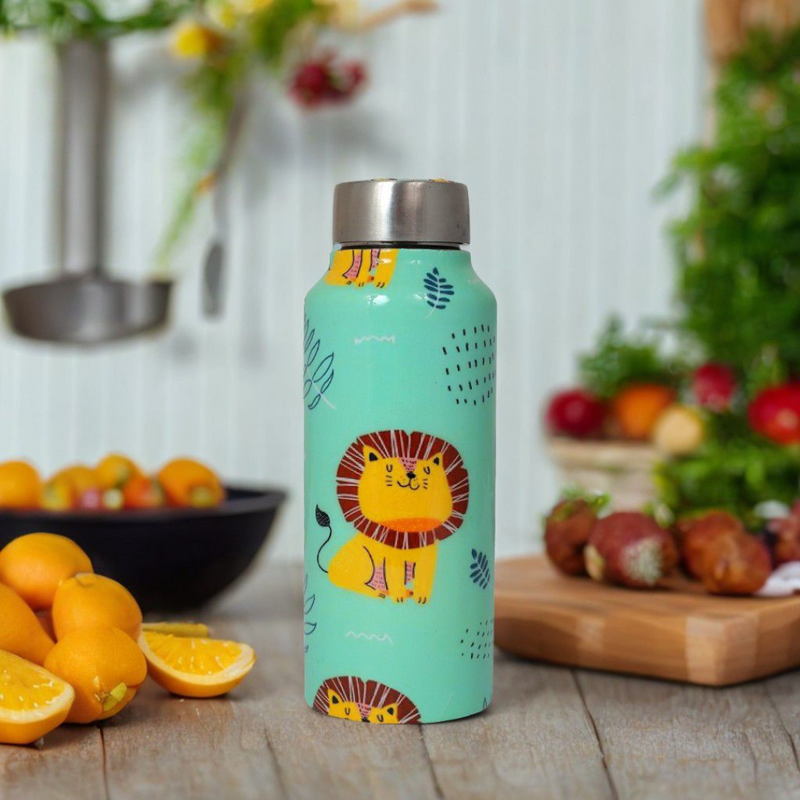 Handcrafted Eco-Friendly Meenakari Stainless Steel Bottle(750 ML)