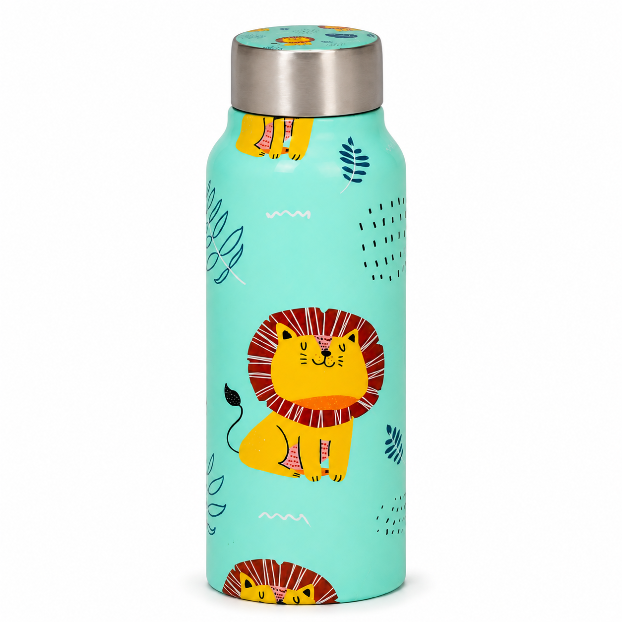 Handcrafted Eco-Friendly Meenakari Steel Bottle(750 ML)