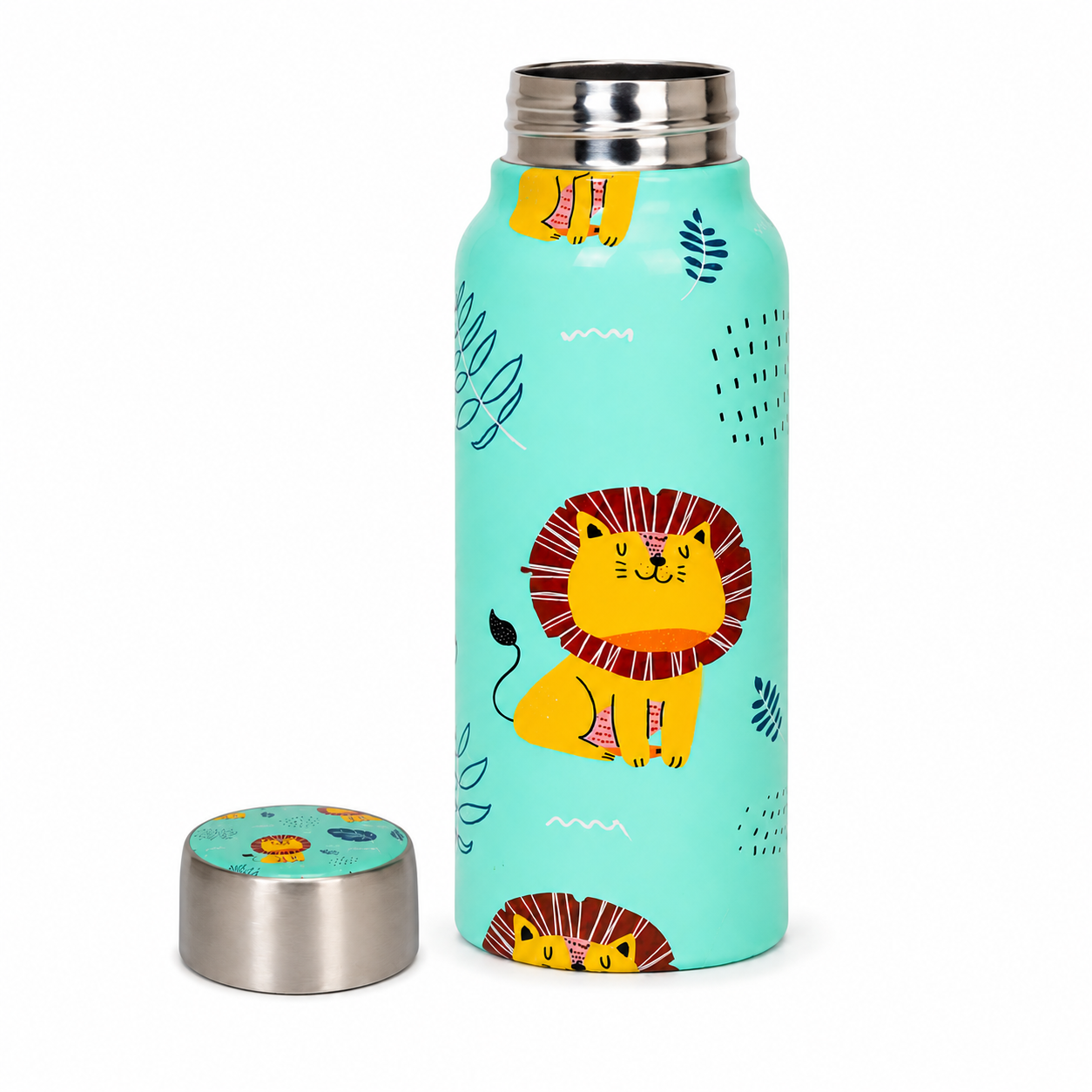 Handcrafted Eco-Friendly Meenakari Steel Bottle(750 ML)