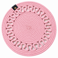 Handcrafted Round Braided Table Mat Set of 4