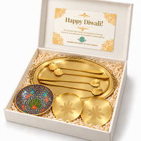 Royal Brass Tableware Collection – Premium Diwali Gift Set