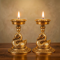 Swan Tealight Holders | Elegant Candle Holders for Home & Festive Decor | Set Of 2