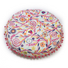 Colorful Blooming Embroidered Floor Cushion