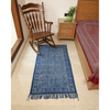 Circular Block Printed Cotton Dhurrie Rug