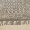 Rugged Block Printed Cotton Dhurrie Rug