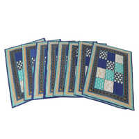 Block Printed Table Placemat (Set of 6) | Handcrafted Dining Placemats