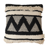 Zig Zag Cotton Cushion with Filler | Stylish & Comfortable Pillow for Home Decor (Set Of 2)