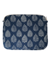 Blue Block Print Laptop Sleeve