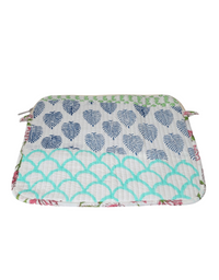 Multicolour Block Print Laptop Sleeve