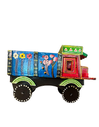 Colourful Hand Painted Wooden Toy Truck For Kids