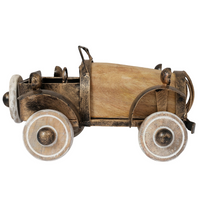 Vintage Wooden Car Table Decor | Handcrafted Office and Home Accent