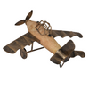 Vintage Wooden Airplane Table Decor | Handcrafted Office and Home Accent