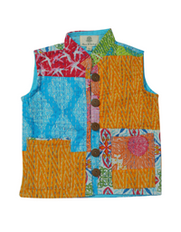 Kids Unisex Patchwork Jacket