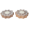 Diwali Gift Box – Parrot T-Light & Wooden Diya Combo