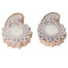 Diwali Gift Box – Swan Tissue Holder & Wooden Diya Combo