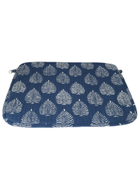 Blue Block Print Laptop Sleeve