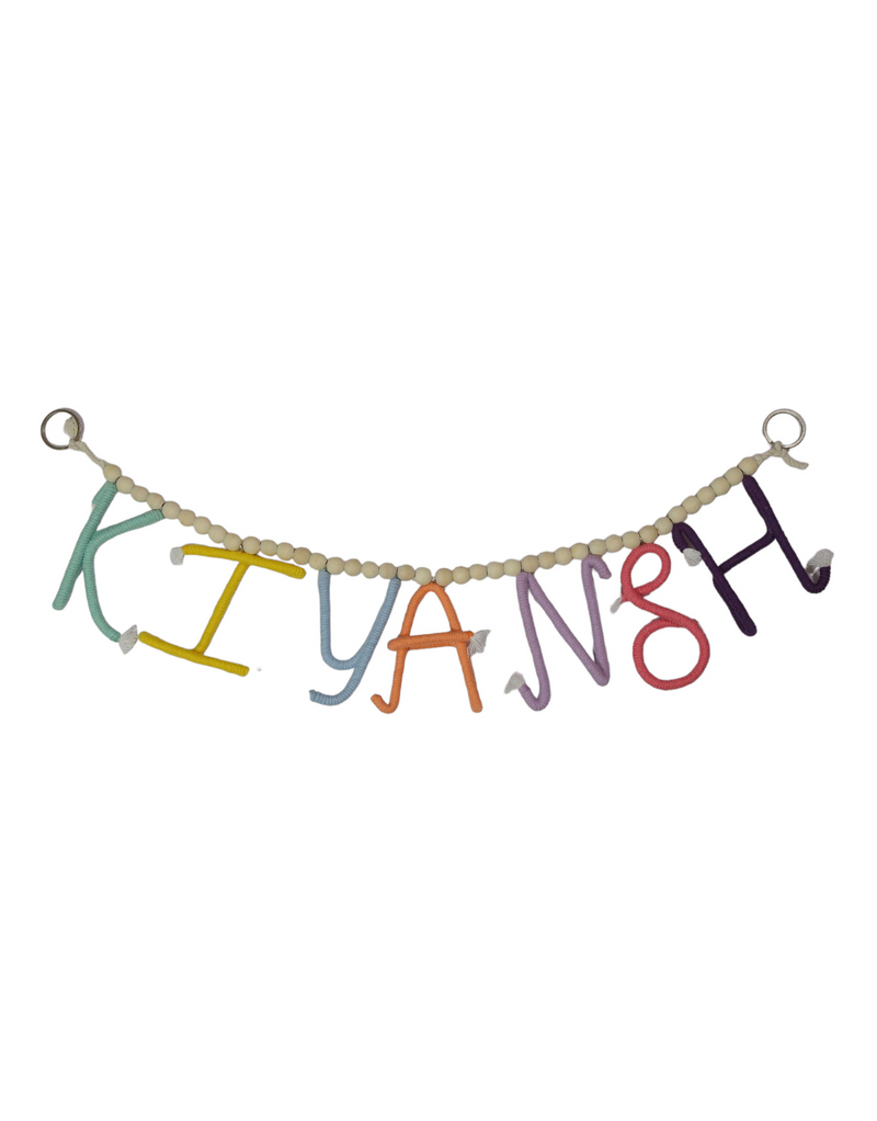 Customised Name Macrame Sojourn | Kids Room Decor