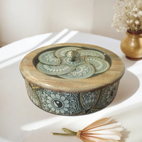 Sophisticated Wooden Multipurpose Storage Box  | Ecofriendly Tableware | Stylish & Durable