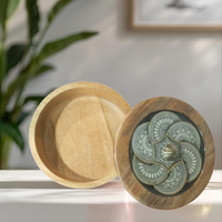 Sophisticated Wooden Multipurpose Storage Box  | Ecofriendly Tableware | Stylish & Durable