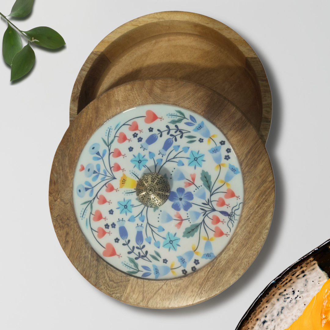 Sophisticated Wooden Multipurpose Storage Box  | Ecofriendly Tableware | Stylish & Durable