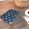 Blue Block Print Laptop Sleeve