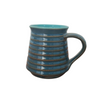Ribbed Design Ceramic Mugs | Stylish Handcrafted Coffee & Tea Mugs- Set of 2