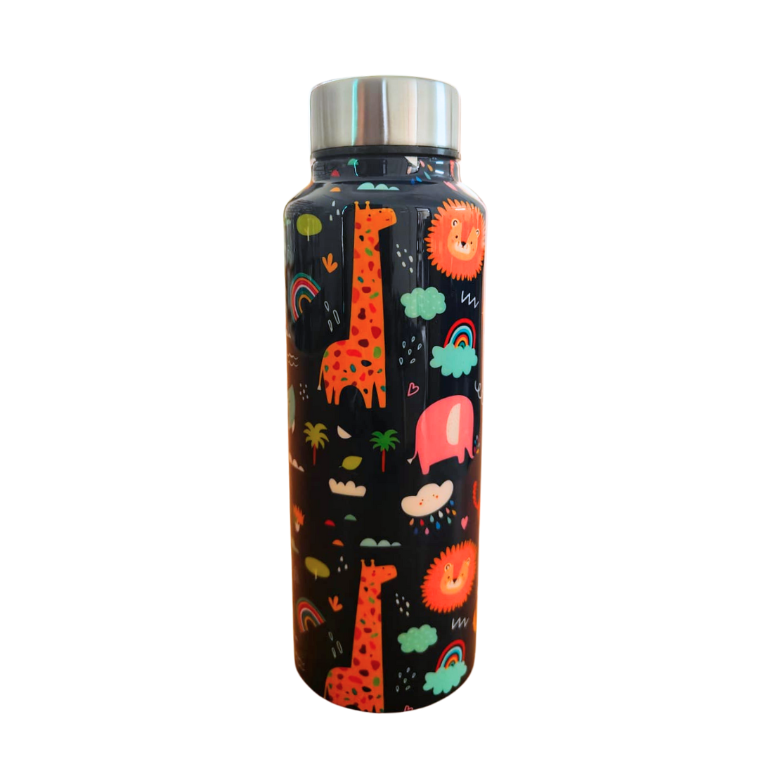 Stainless Steel Lunch Box , Snack Box & Water Bottle (750 ML) Set