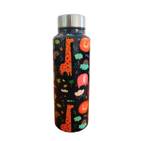 Handcrafted Eco-Friendly Meenakari Steel Bottle(750 ML)