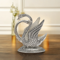 Silver Swan Tissue Holder