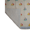 Boat Design Handcrafted Block Printed Kids Quilt | Soft & Cozy Cotton Quilt for Babies & Toddlers