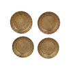 Handcrafted Brass Snack Bowl with Intricate Carvings (Set Of 2)