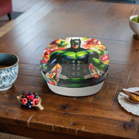 Cute Kids Lunch Box | Printed Stainless Steel Food Container | School Tiffin Box | Child-Friendly Design-Batman