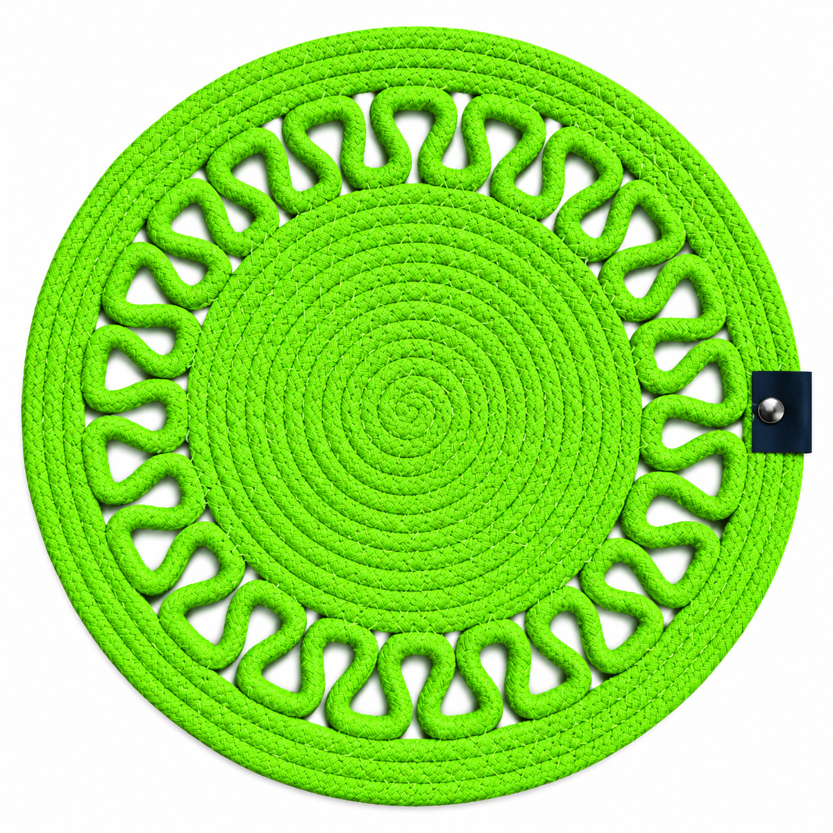 Handcrafted Round Braided Table Mat Set of 4